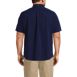 Men's Big and Tall Traditional Fit Short Sleeve Seersucker Shirt, Back