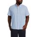 Men's Big Short Sleeve Seersucker Shirt, Front