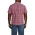 Men's Big Traditional Fit Short Sleeve Madras Shirt, Back