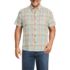 Men's Big Traditional Fit Short Sleeve Madras Shirt, Front