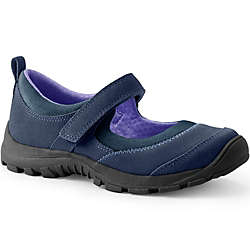 Girls All Weather Suede Leather Mary Jane Shoes, Front
