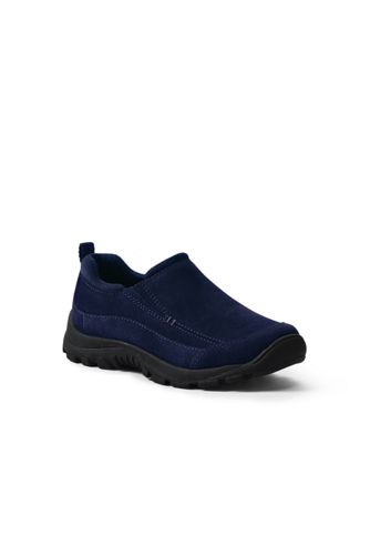 suede leather slip on shoes