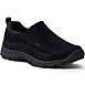 School Uniform Kids All Weather Suede Leather Slip On Moc Shoes, Front