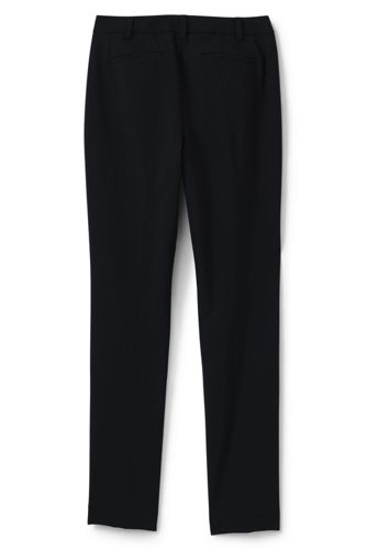 black slim pants women's