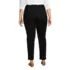 School Uniform Women's Plus Size Washable Wool Slim Pants, Back