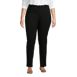 School Uniform Women's Plus Size Washable Wool Slim Pants, Front