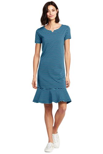 lands end jersey dress