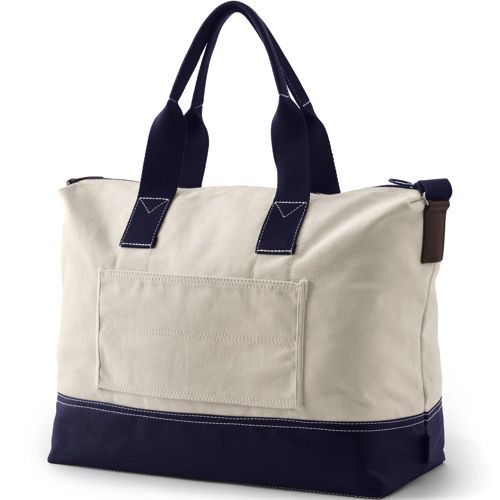 Canvas Weekender Duffle Bag, Back