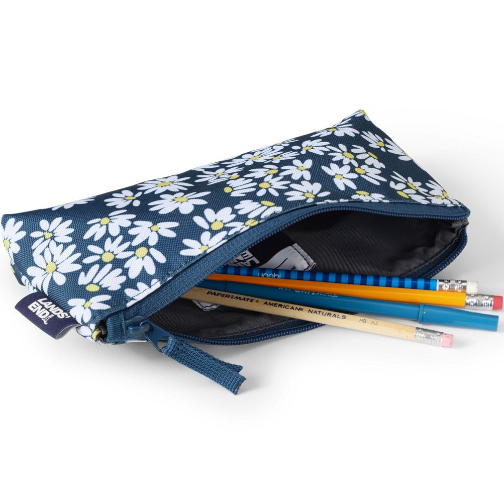 Pencil Case Pencil Pouch Black Pencil Bag Fabric Pen Case Small Zipper