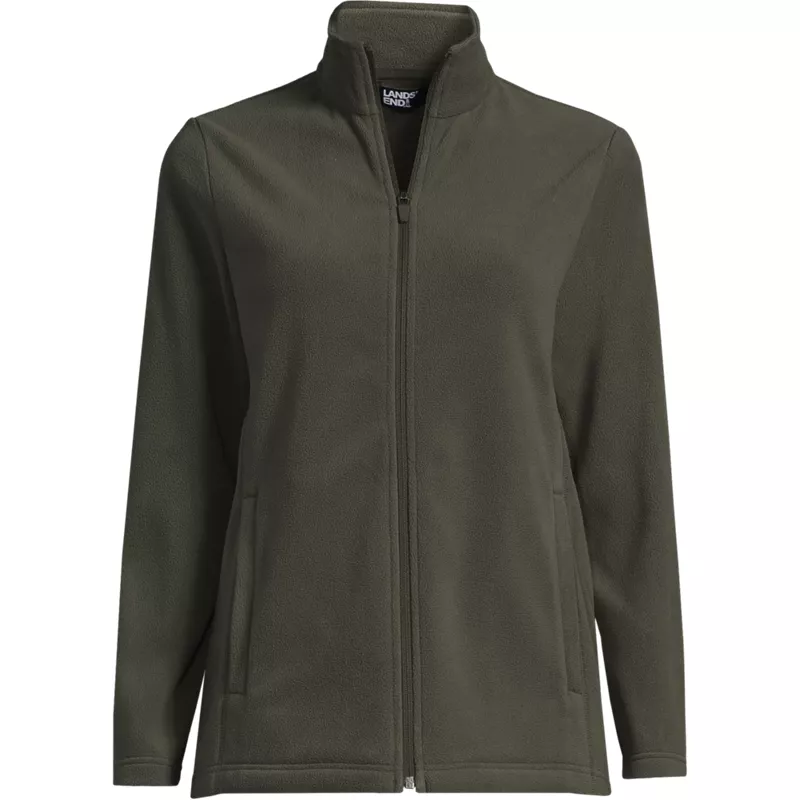 Plus Size Anyweather Fleece Full Zip Jacket, Front