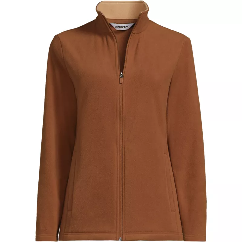 Plus Size Anyweather Fleece Full Zip Jacket, Front