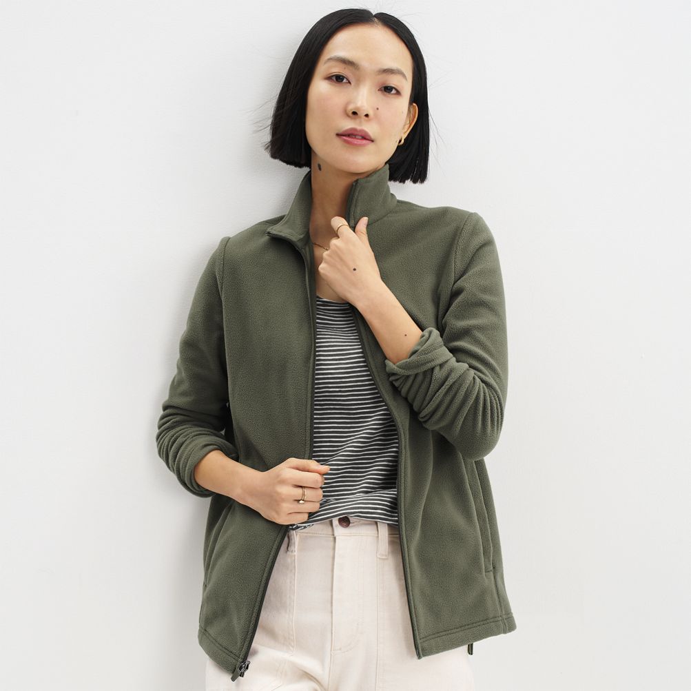 Anyweather Fleece Full Zip Jacket | Lands' End