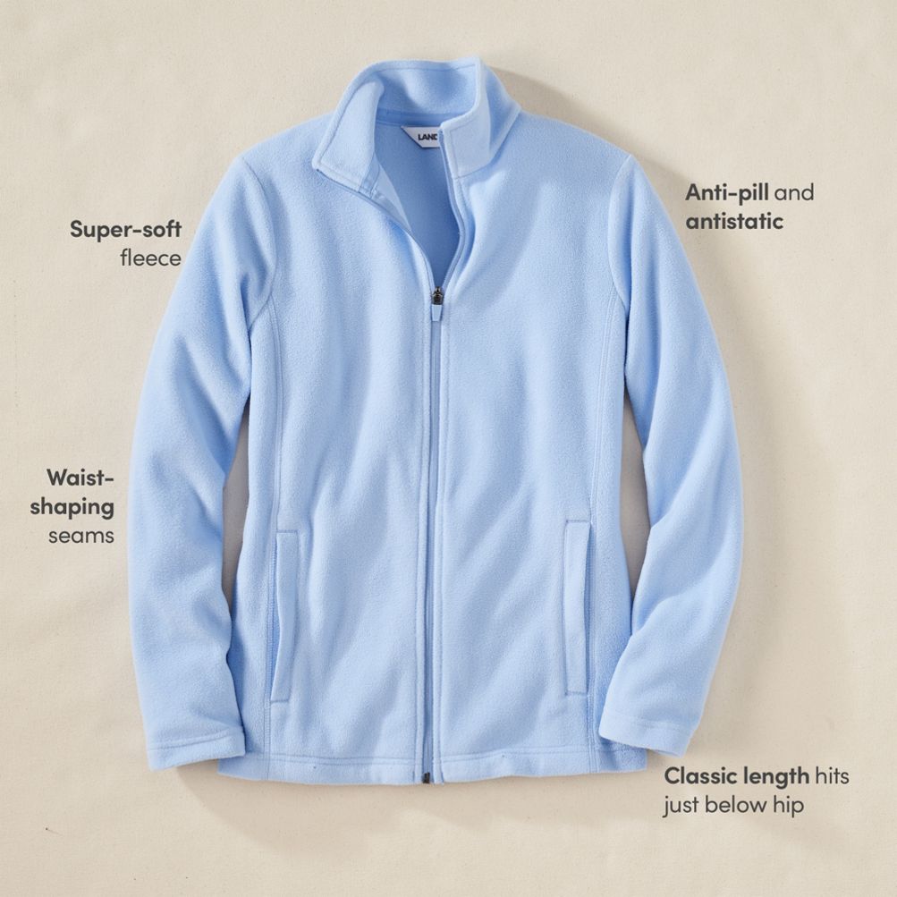 Anyweather Fleece Full Zip Jacket Lands' End