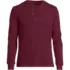Men's Long Sleeve Thermal Waffle Henley, Front