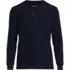 Men's Long Sleeve Thermal Waffle Henley, Front