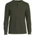 Men's Long Sleeve Thermal Waffle Henley, Front