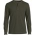 Men's Long Sleeve Thermal Waffle Henley, Front