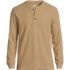 Men's Long Sleeve Thermal Waffle Henley, Front