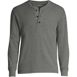 Men's Tall Long Sleeve Thermal Waffle Henley, Front