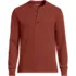 Men's Long Sleeve Thermal Waffle Henley, Front