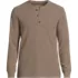 Men's Long Sleeve Thermal Waffle Henley, Front
