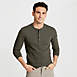 Men's Tall Long Sleeve Comfort-First Thermal Waffle Henley, Back