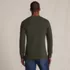 Men's Long Sleeve Thermal Waffle Henley, Back