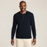 Men's Long Sleeve Thermal Waffle Henley, Front