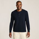 Men's Long Sleeve Thermal Waffle Henley