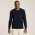 Men's Long Sleeve Thermal Waffle Henley, Front