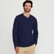 Men's Long Sleeve Thermal Waffle Henley, Front