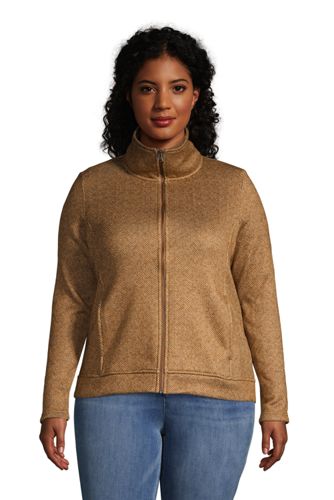 plus size women's fleece jackets uk