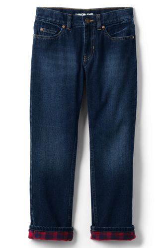 Boys Iron Knee Lined Classic Fit Jeans 