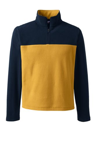 lands end mens fleece pullover