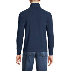 Men's Fleece Quarter Zip Pullover, Back