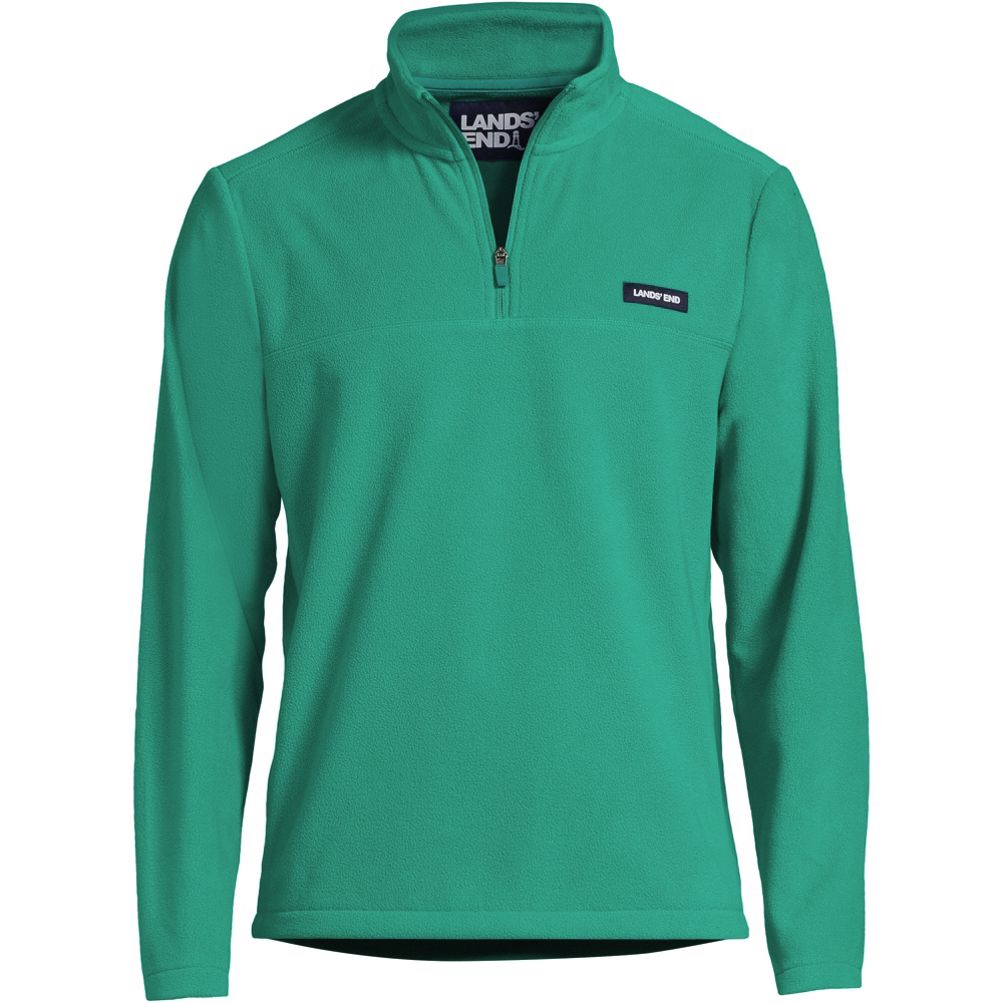 Lands end fleece quarter zip pullover new arrivals