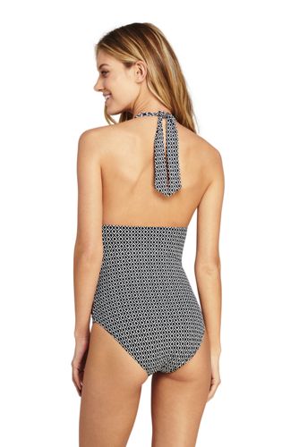 lands end halter swimsuit