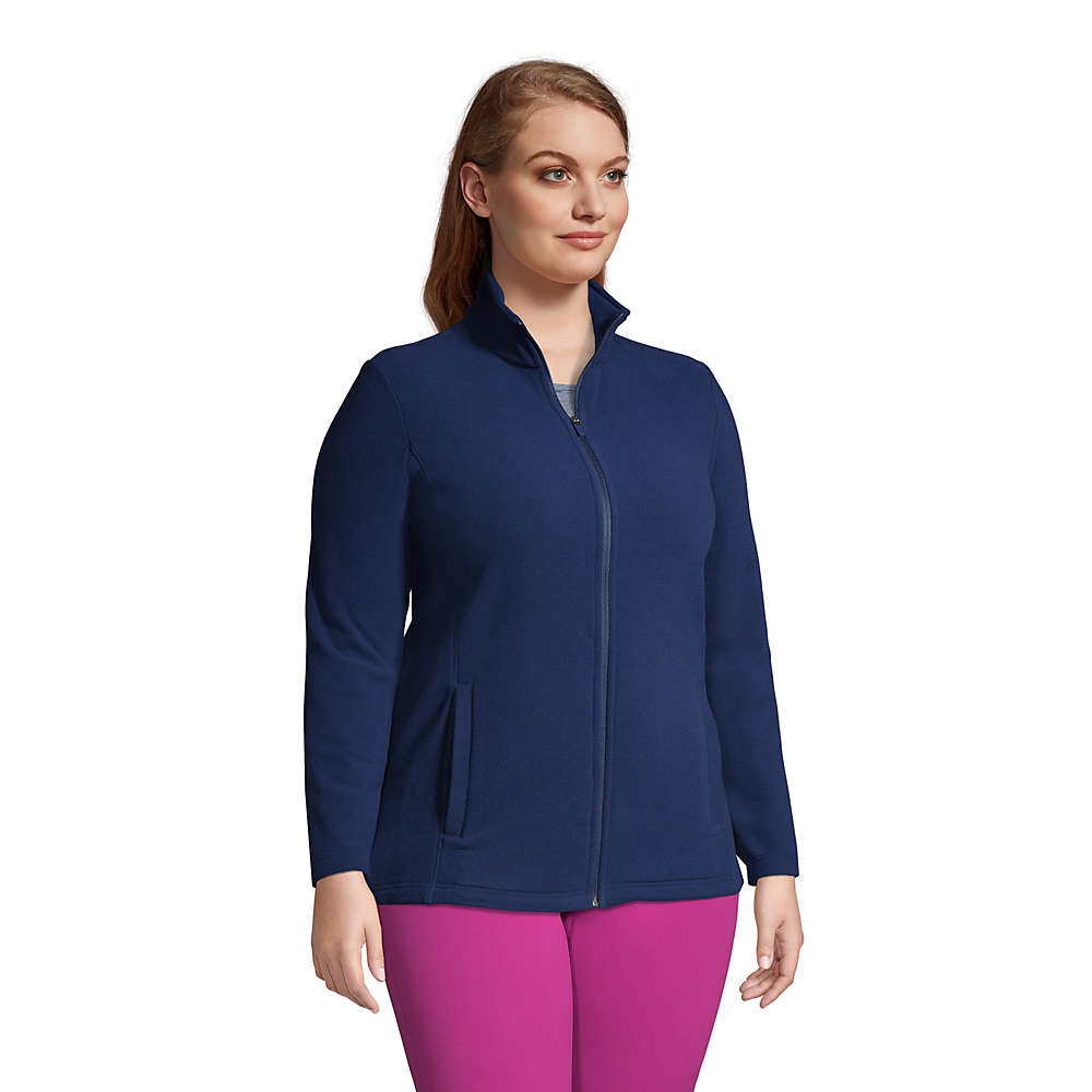 Fleece-Jacke für Damen in Plus-Größe | Lands' End
