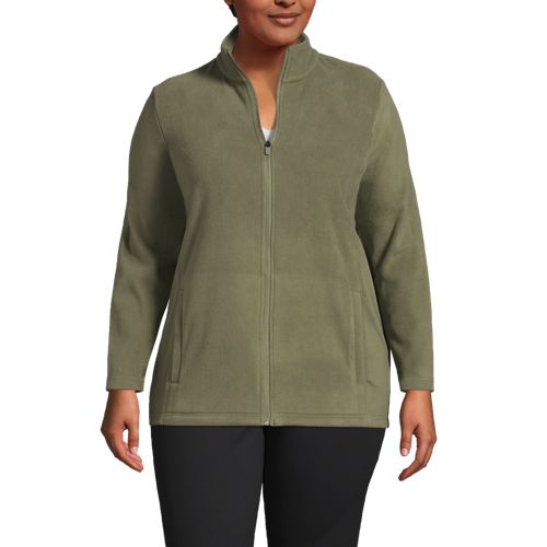 in Lands\' | Damen Plus-Größe Fleece-Jacke für End