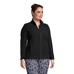 Women's Plus Size Fleece Full Zip Jacket, alternative image