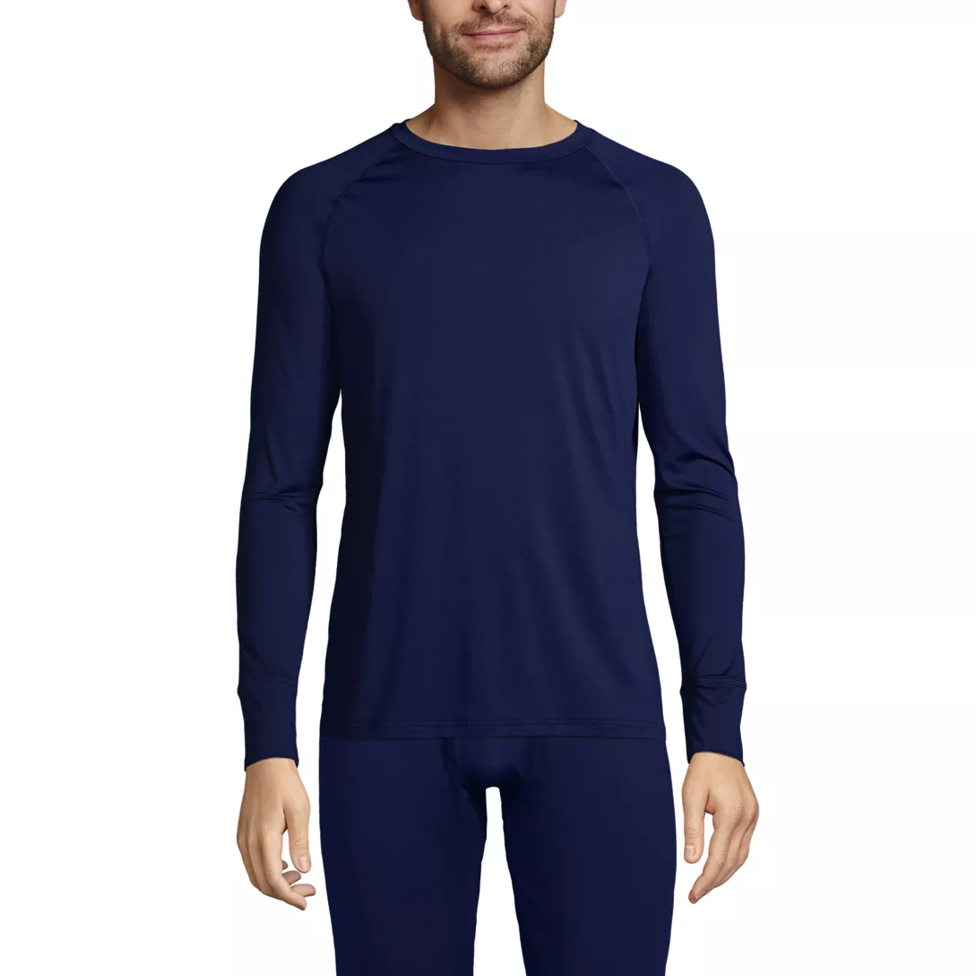 Men's Stretch Thermaskin Long Underwear Crew Base Layer