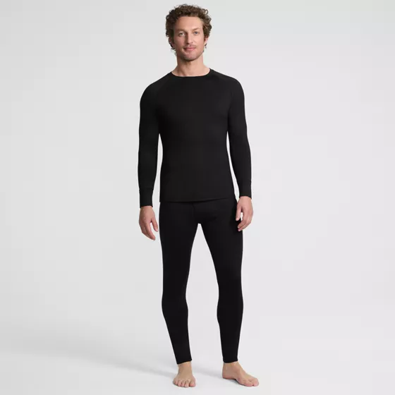 Men's Stretch Thermaskin Long Underwear Crew Base Layer - primary