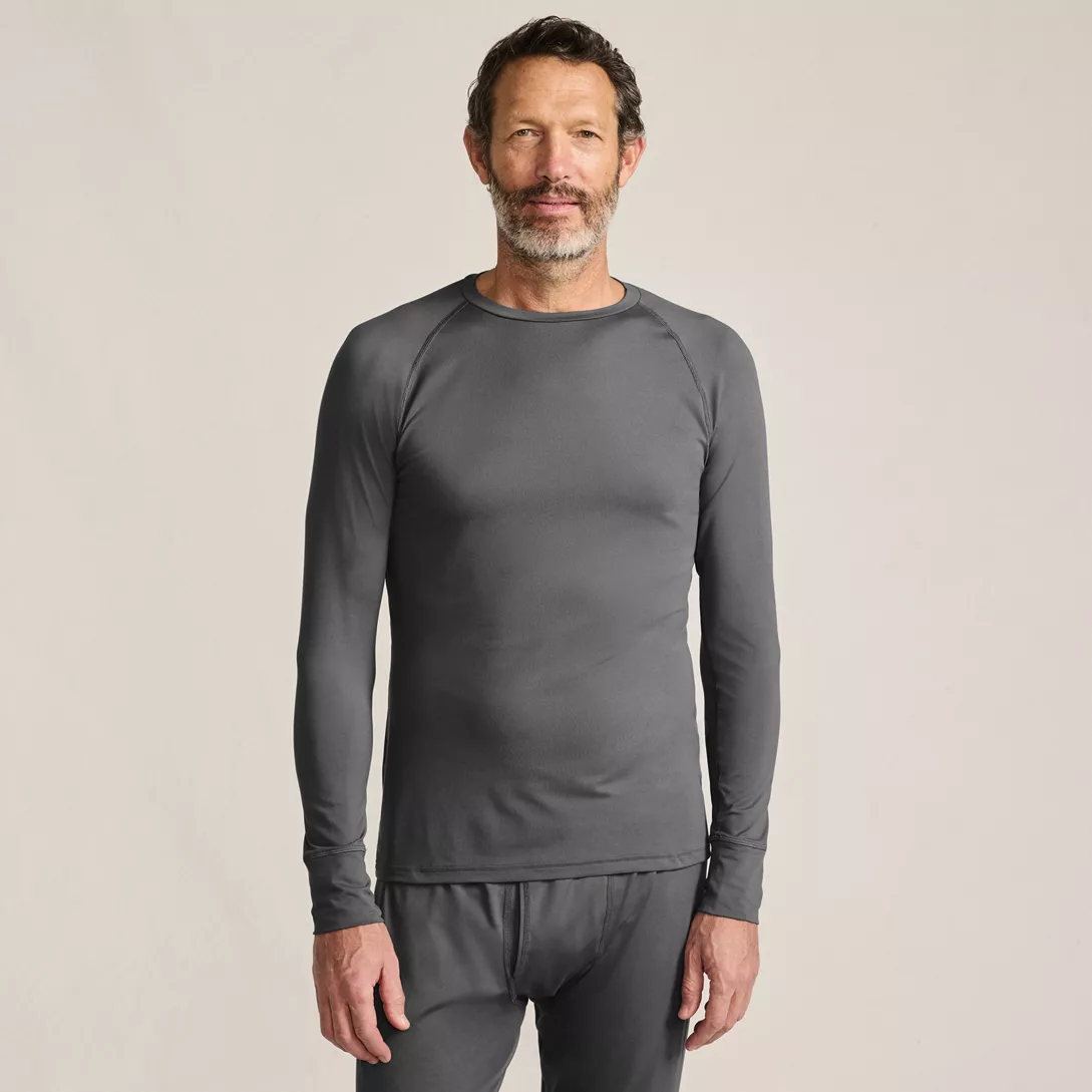 Men's Stretch Thermaskin Long Underwear Crew Base Layer