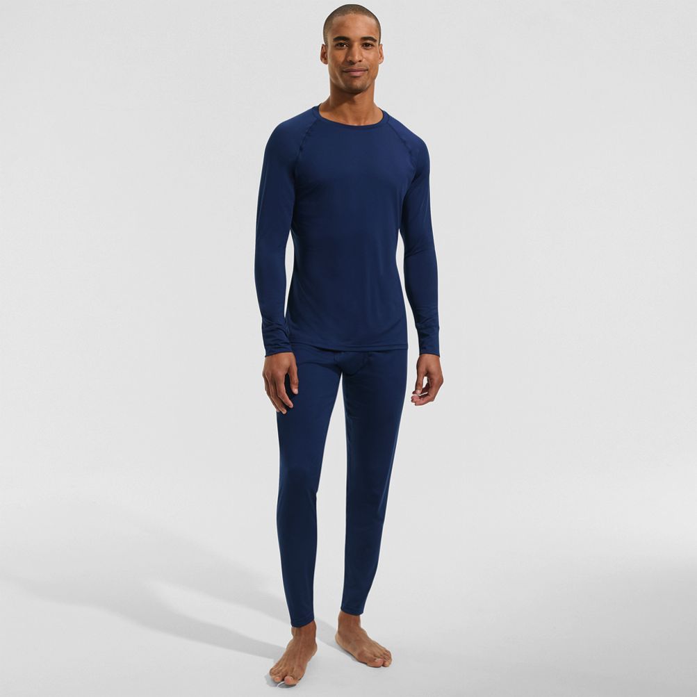 Men's Stretch Thermaskin Long Underwear Pants Base Layer | Lands' End