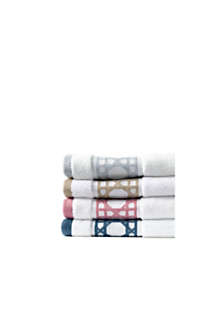 Premium Supima Cotton Cane Weave Jacquard Border 6-Piece Bath Towel Set, alternative image