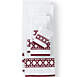 Premium Supima Cotton Cane Weave Jacquard Border 6-Piece Bath Towel Set, Front