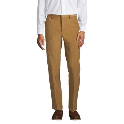 Men's Traditional Fit Stretch Fine Wale Corduroy Dress Pants - image 1