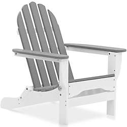All-Weather Recycled Adirondack Patio Chair 2-tone, Front
