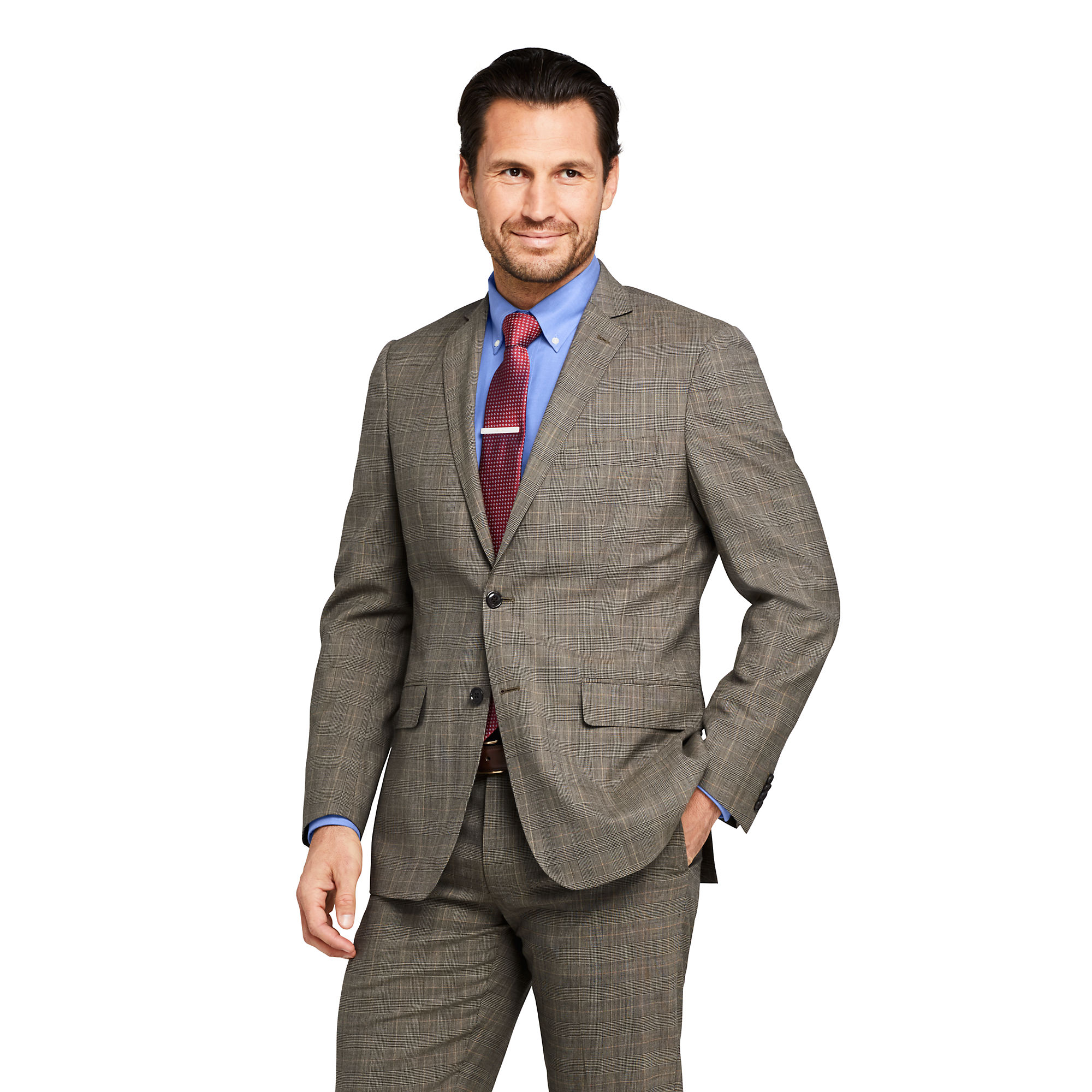 Lands End Men's Traditional Fit Comfort-First Year Rounder Suit Jacket