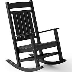 All-Weather Recycled Classic Patio Rocker, Front